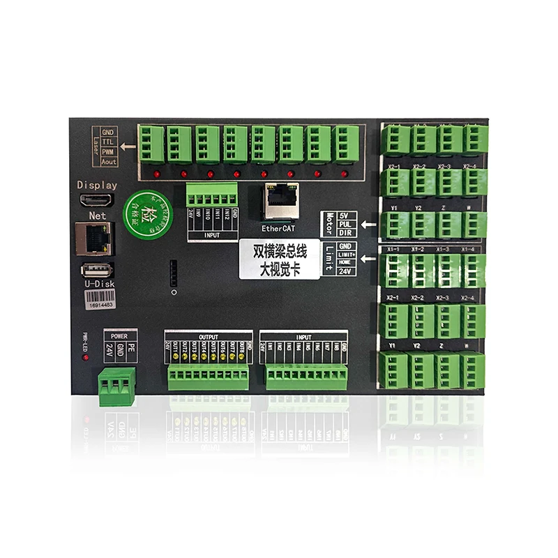 ZY72B8E-2000N EtherCat Laser Controller для двойной маркировки